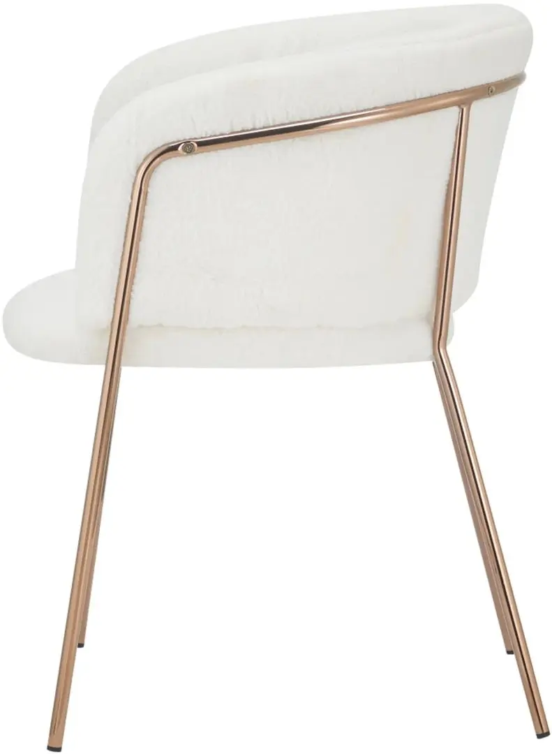 Scaun Tempo Kondela Adimar (White Ivory/Rose Gold)