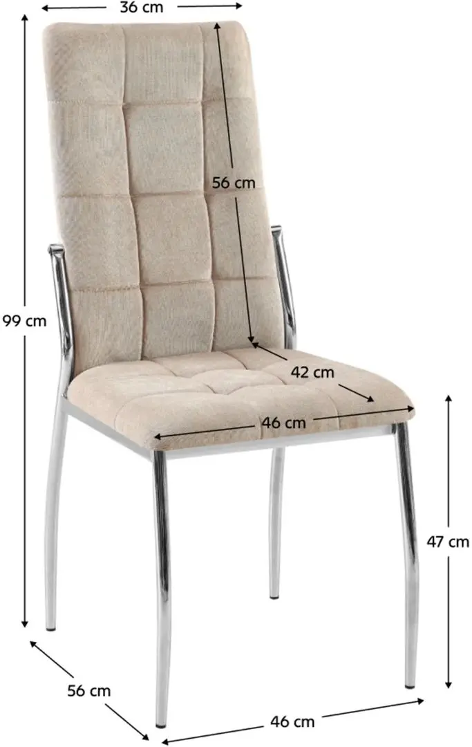 Стул Tempo Kondela Adora 2 New (Brown) - 3