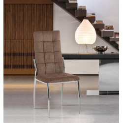 Scaun Tempo Kondela Adora 2 New (Dark Brown/Chrome)