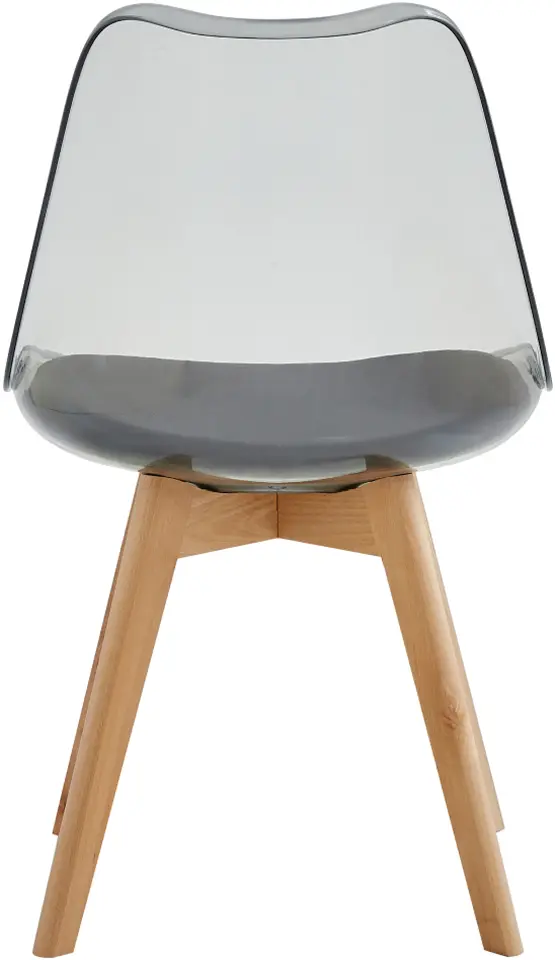 Стул Tempo Kondela Bali 2 New (Transparent Black/Black/Beech)