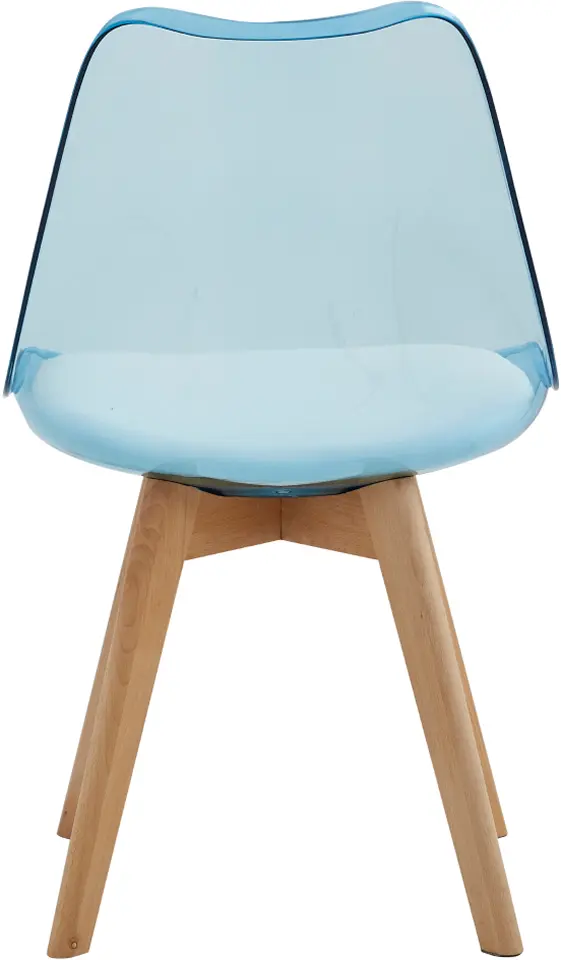 Scaun Tempo Kondela Bali 2 New (Transparent Blue/White/Beech)