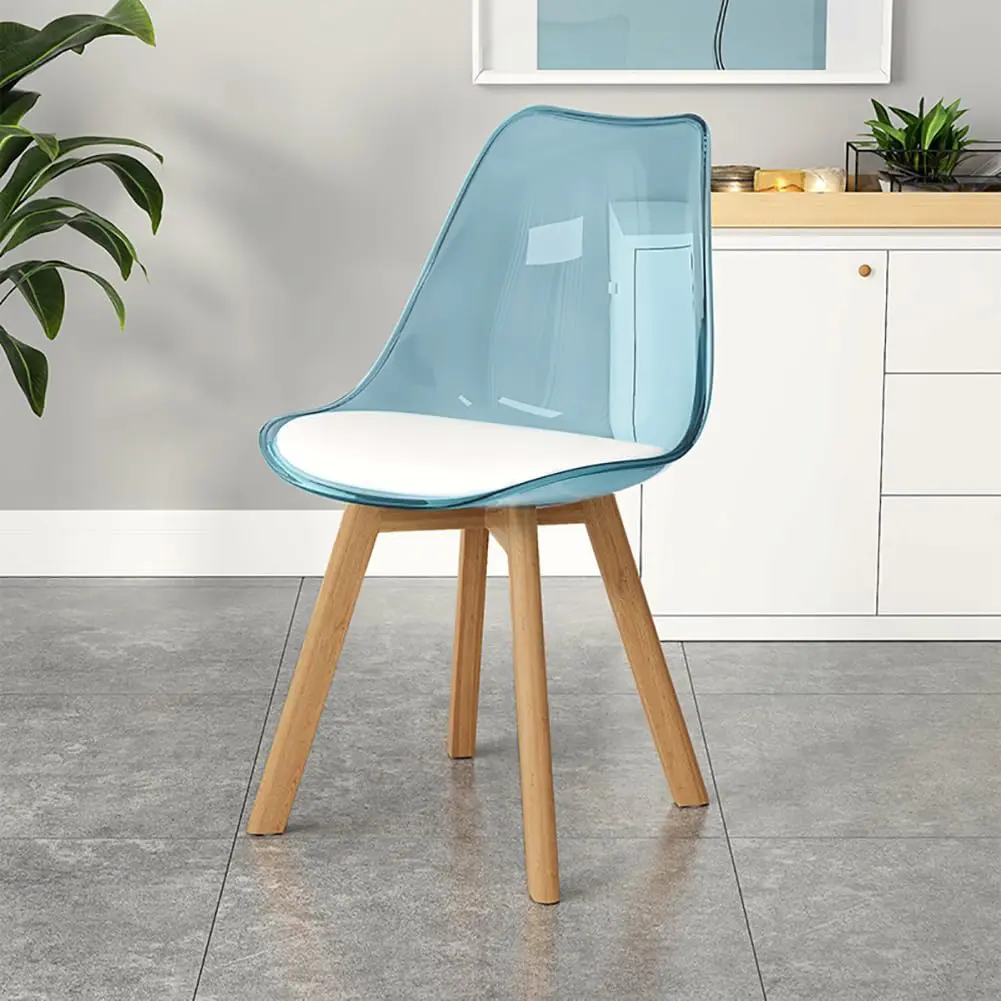 Scaun Tempo Kondela Bali 2 New (Transparent Blue/White/Beech)