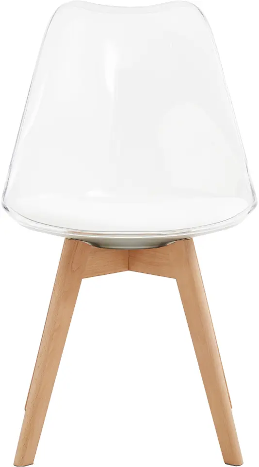 Scaun Tempo Kondela Bali 2 New (Transparent/White/Beech)