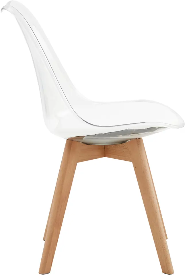 Scaun Tempo Kondela Bali 2 New (Transparent/White/Beech)