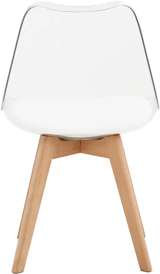 Scaun Tempo Kondela Bali 2 New (Transparent/White/Beech)