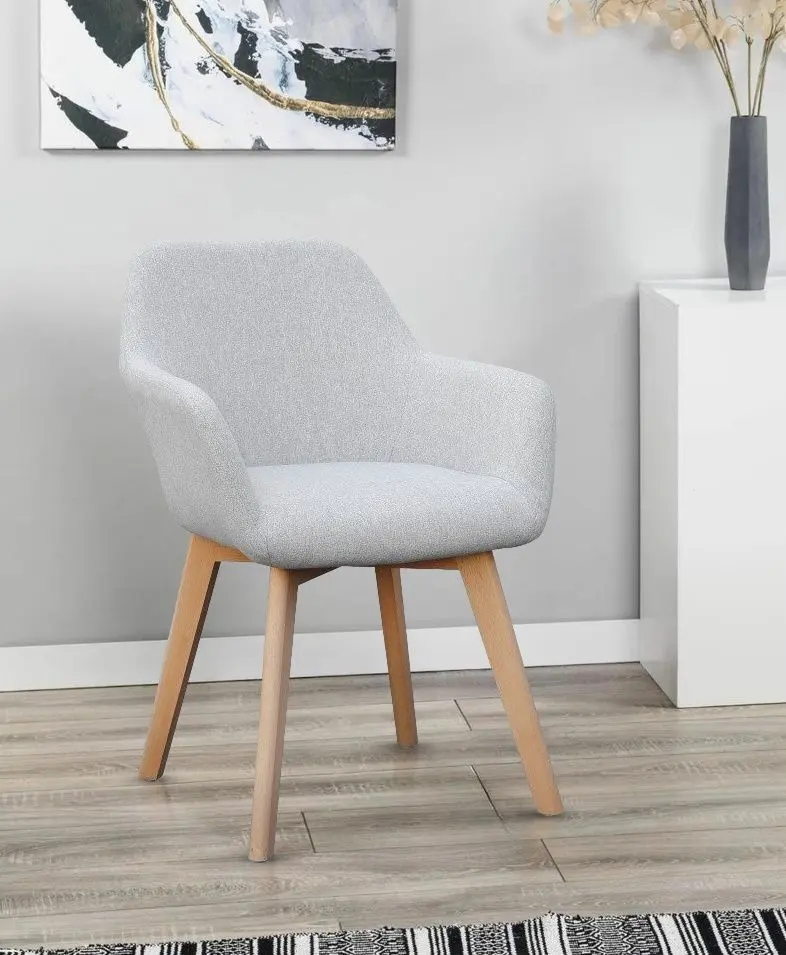 Стул Tempo Kondela Clorin (Light-Grey/Oak)