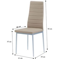 Scaun Tempo Kondela Coleta Nova (Beige/Gray) Thumb