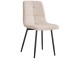 Scaun Tempo Kondela Damia Tip 1 Velvet (Beige/Black)