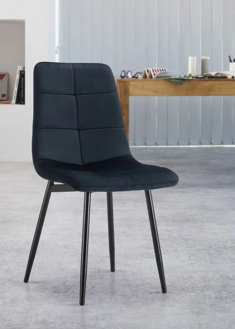 Стул Tempo Kondela Damia Tip 1 Velvet (Black)