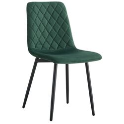 Scaun Tempo Kondela Damia Tip 2 Velvet (Smarald/Black) Thumb