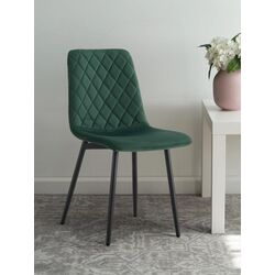 Scaun Tempo Kondela Damia Tip 2 Velvet (Smarald/Black)