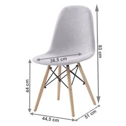 Scaun Tempo Kondela Darela New (Gray Light) Thumb