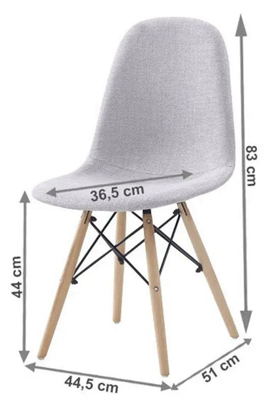 Scaun Tempo Kondela Darela New (Gray Light)