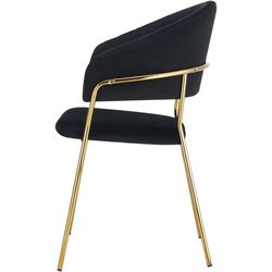 Стул Tempo Kondela Dasmin Tip 1 (Black/Gold) Thumb