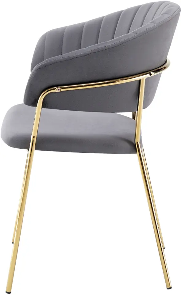 Scaun Tempo Kondela Dasmin Tip 1 (Gray Brown/Gold)