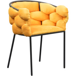 Scaun Tempo Kondela Dorota (Yellow/Black) Thumb