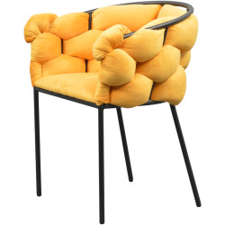 Scaun Tempo Kondela Dorota (Yellow/Black) Thumb