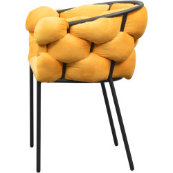 Scaun Tempo Kondela Dorota (Yellow/Black) Thumb
