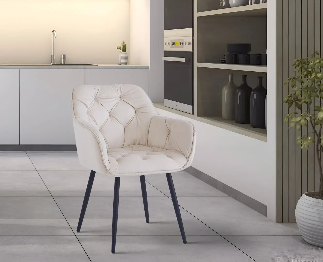 Scaun Tempo Kondela Fedris New (Beige)