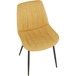 Scaun Tempo Kondela Hazal (Yellow/Black) Thumb