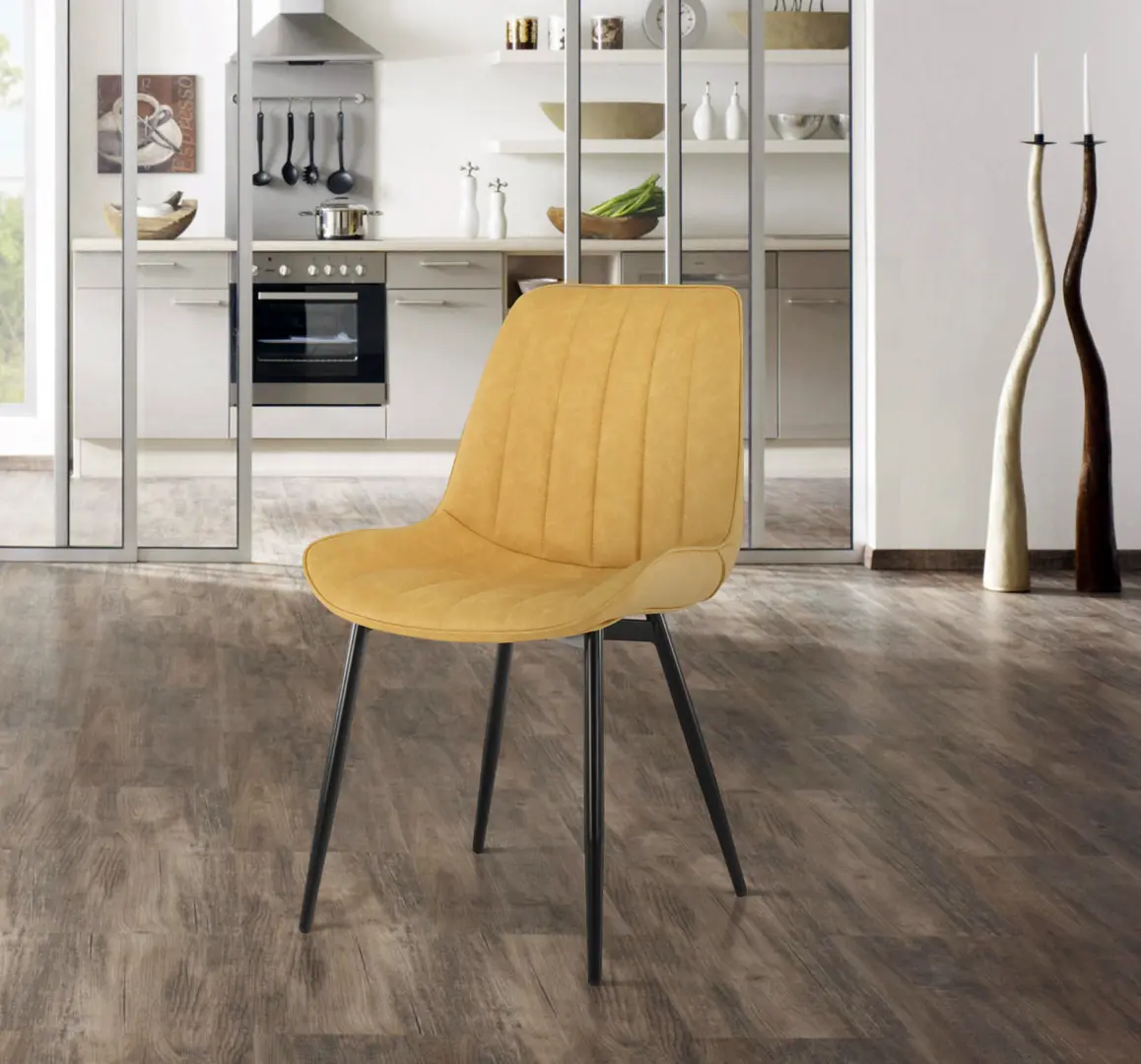 Scaun Tempo Kondela Hazal (Yellow/Black)