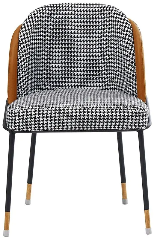 Scaun Tempo Kondela Kirna (White/Black/Camel)