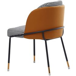 Scaun Tempo Kondela Kirna (White/Black/Camel) Thumb