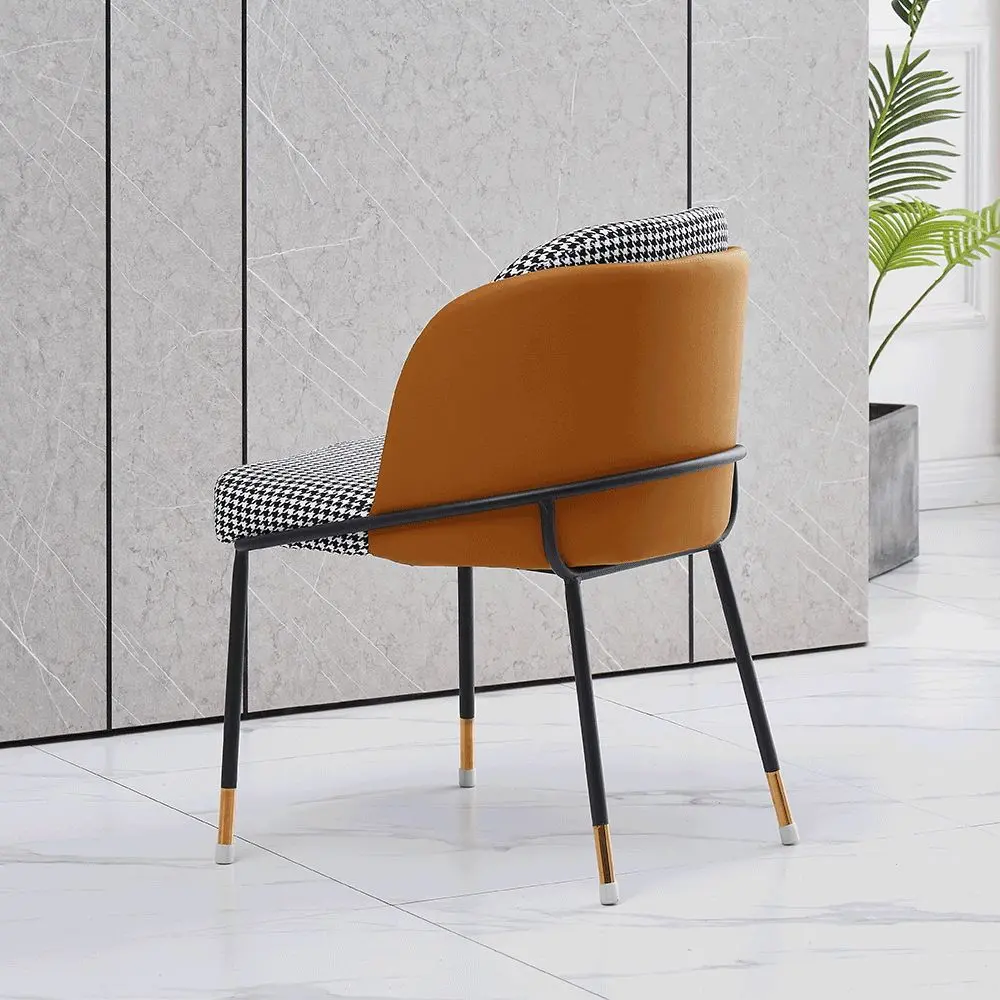 Scaun Tempo Kondela Kirna (White/Black/Camel)