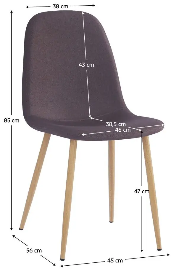 Стул Tempo Kondela Lega (Dark Brown/Beech)