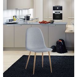Scaun Tempo Kondela Lega (Light Grey/Beech)