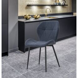 Scaun Tempo Kondela Makena Typ 2 (Dark Grey/Black)