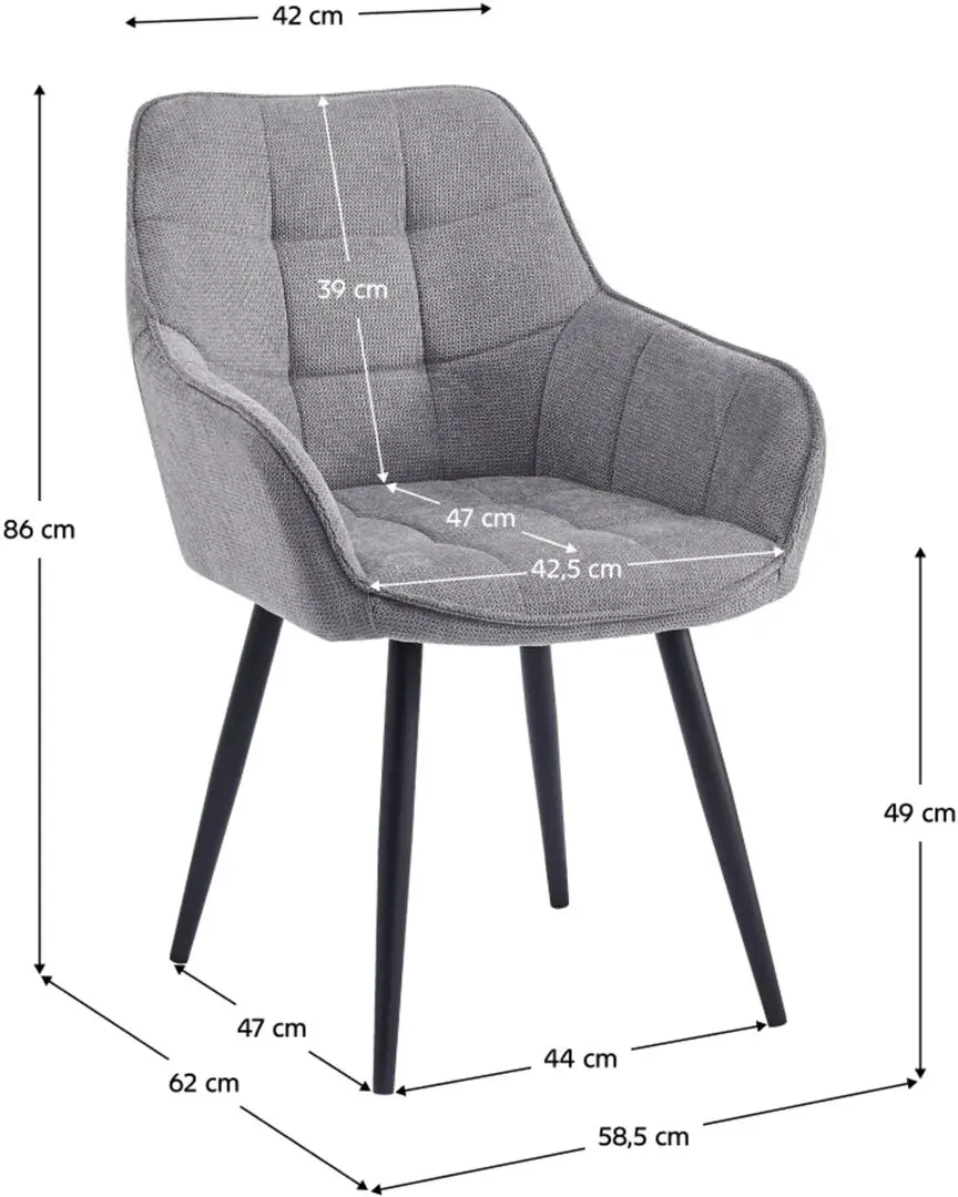 Scaun Tempo Kondela Marken Vardo 11 (Grey/Black)