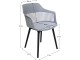 Scaun Tempo Kondela Nasrin (Grey/Black)