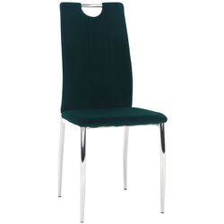 Scaun Tempo Kondela Oliva New (Smarald/Chrome)