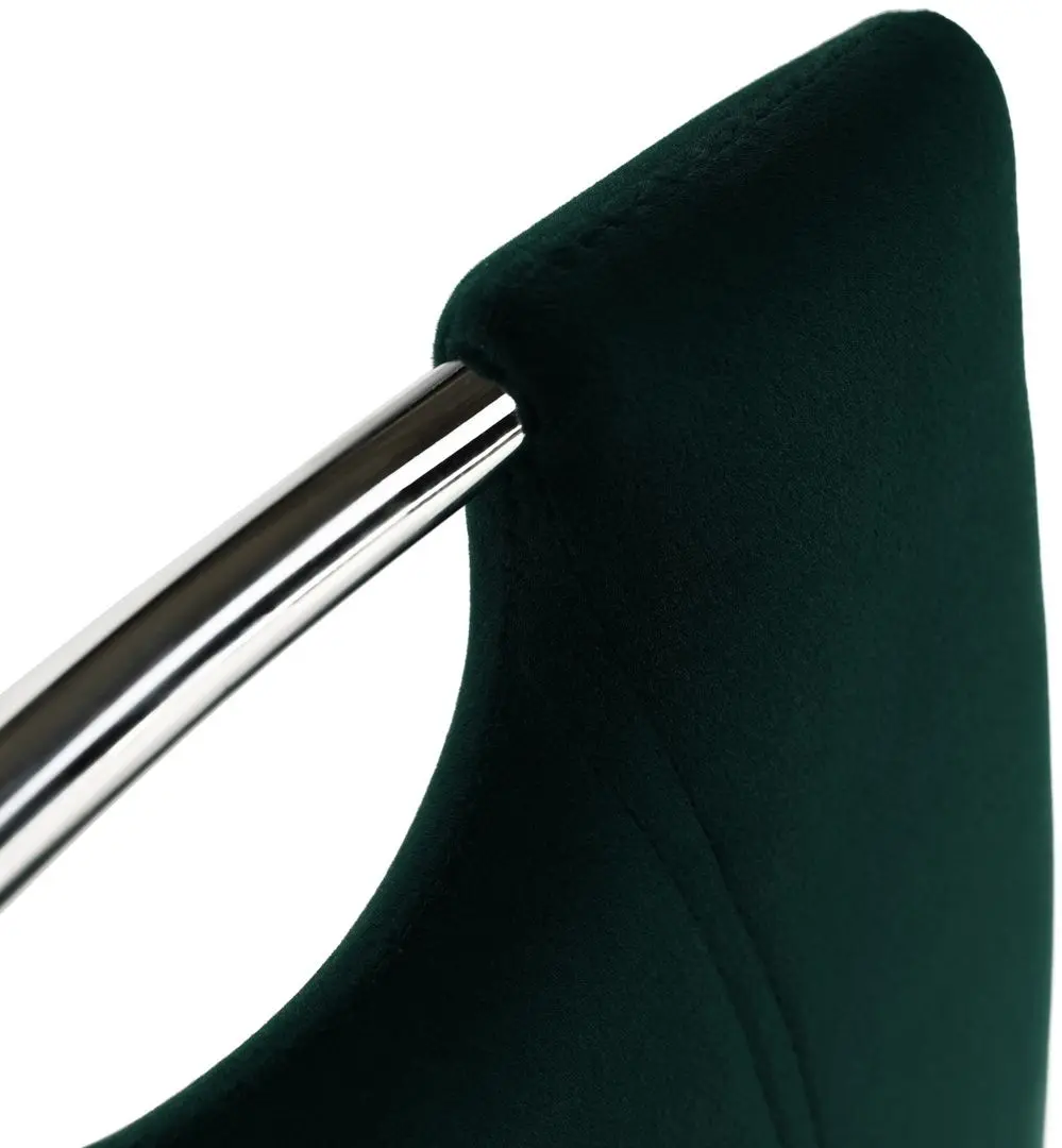 Scaun Tempo Kondela Oliva New (Smarald/Chrome)