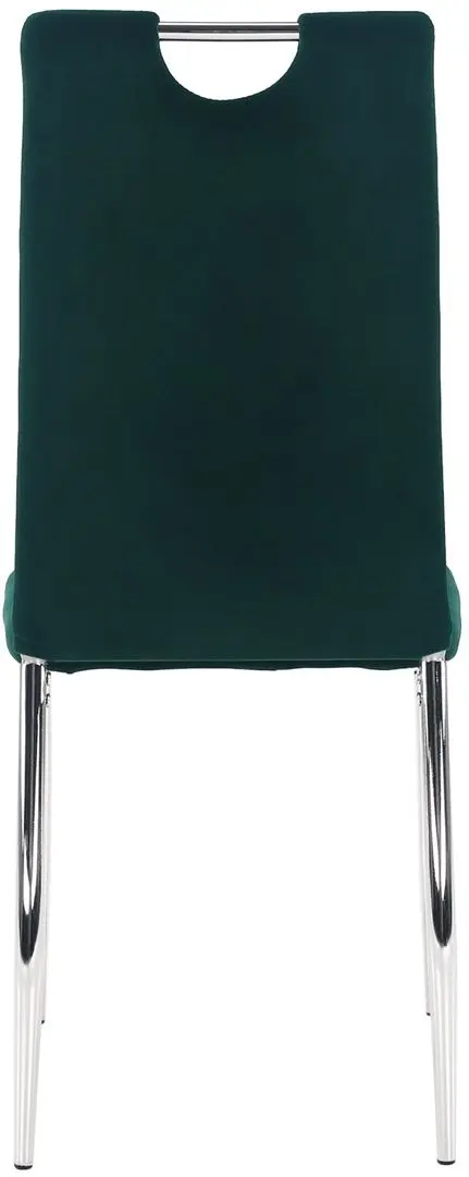 Scaun Tempo Kondela Oliva New (Smarald/Chrome)