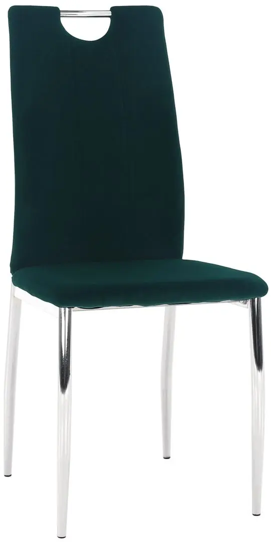 Scaun Tempo Kondela Oliva New (Smarald/Chrome)