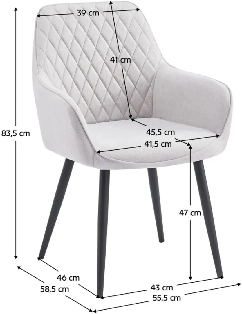 Scaun Tempo Kondela Oskor Nea 03 (Light Grey/Black)