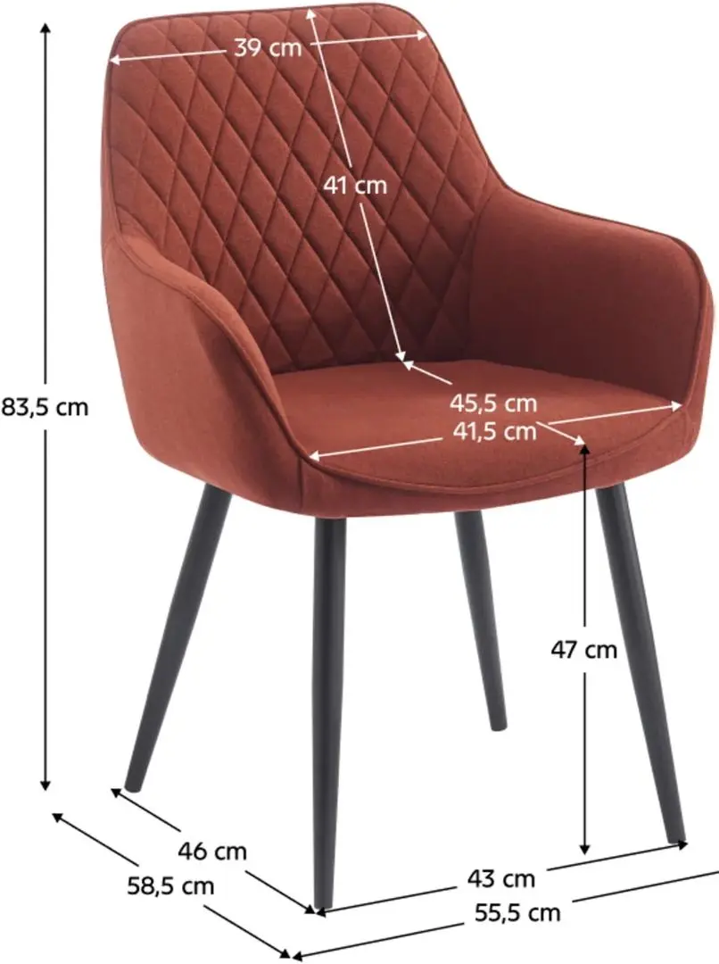 Стул Tempo Kondela Oskor Nea 44 (Brown)