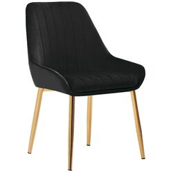 Scaun Tempo Kondela Perla (Black/Gold Chrome) Thumb