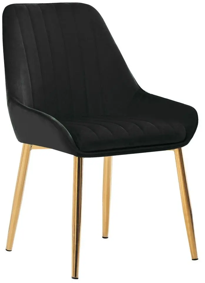 Scaun Tempo Kondela Perla (Black/Gold Chrome)