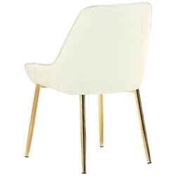 Scaun Tempo Kondela Perlia Velvet (Beige/Gold Chrome) Thumb