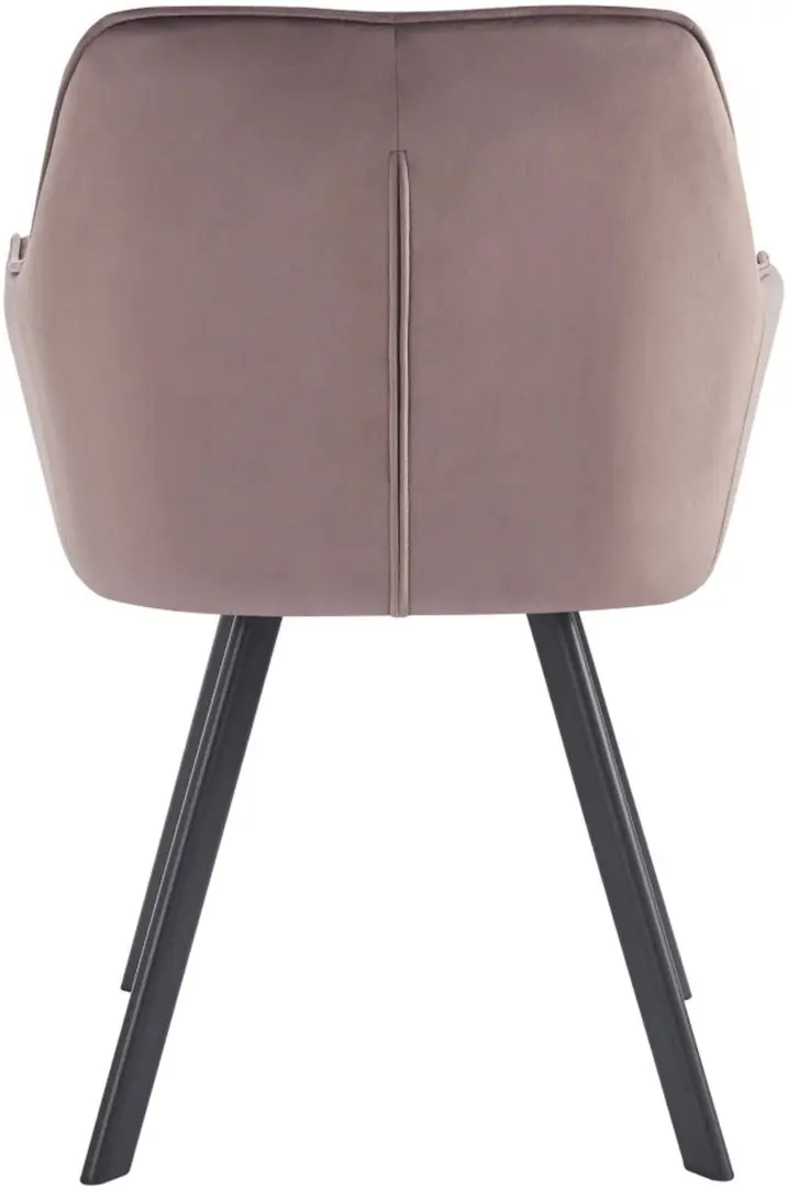 Стул Tempo Kondela Petin Bluvel 38 (Grey Brown/Black)