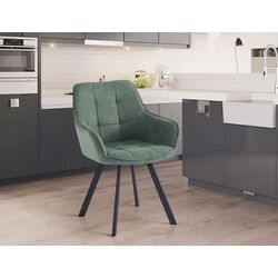 Scaun Tempo Kondela Petin Bluvel 77 (Green/Black)