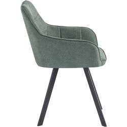 Scaun Tempo Kondela Petin Bluvel 77 (Green/Black) Thumb