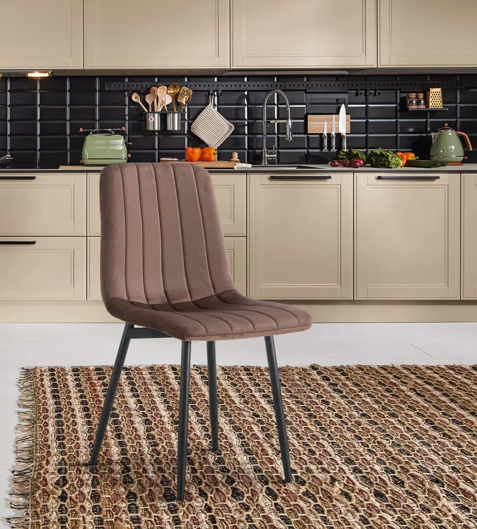 Scaun Tempo Kondela Ramita Tip 1 Velvet (Brown/Black)