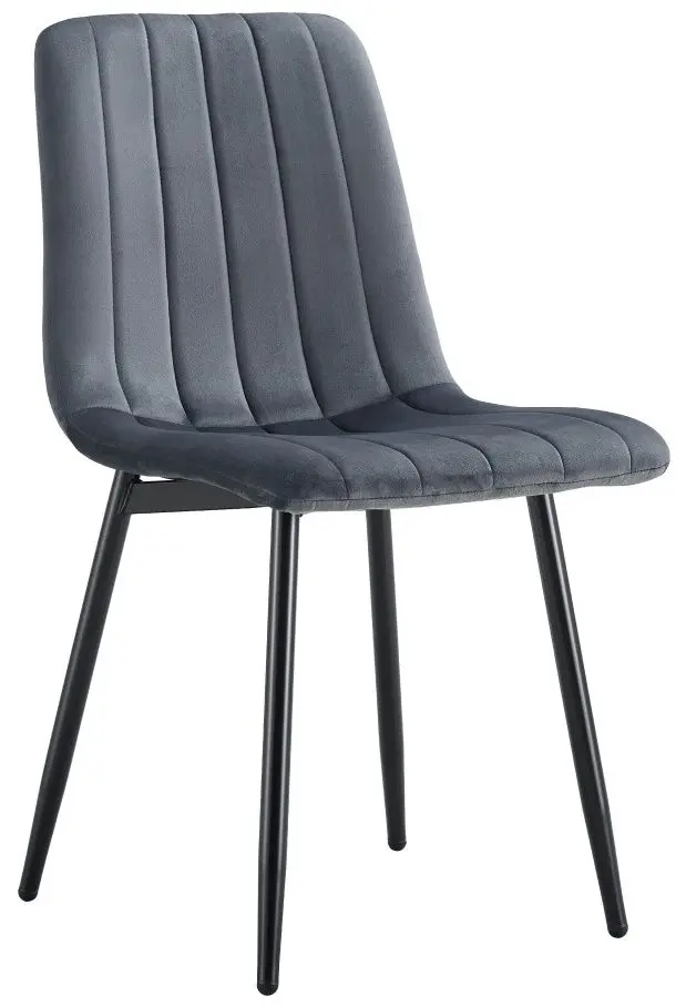 Scaun Tempo Kondela Ramita Tip 1 Velvet (Dark Grey/Black)