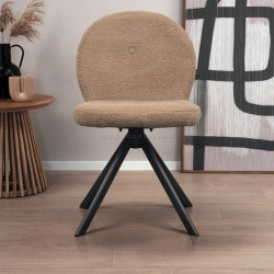 Scaun Tempo Kondela Rodia (Light Brown/Black)