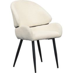 Scaun Tempo Kondela Sanako Typ 1 (White/Black) Thumb