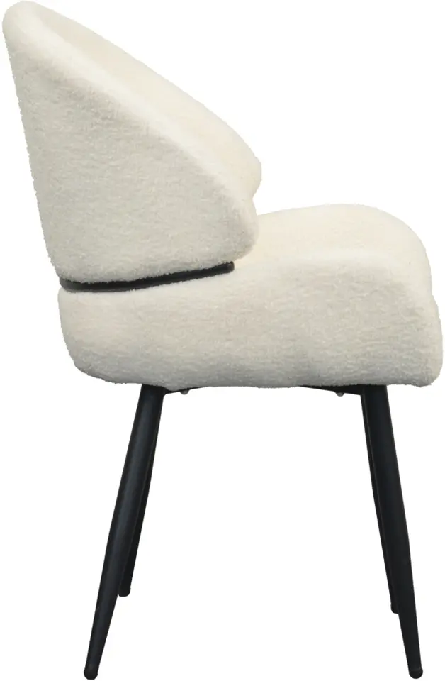 Scaun Tempo Kondela Sanako Typ 1 (White/Black)